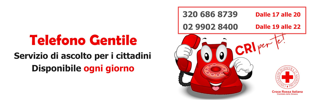 Telefono Gentile CRI Recapiti Telefonici