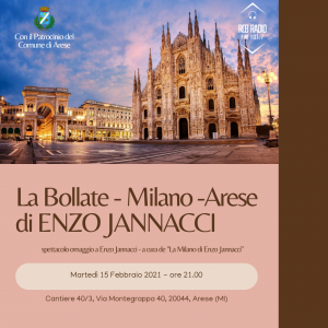 Biglietto “La Arese-Milano-Bollate” di Enzo Jannacci